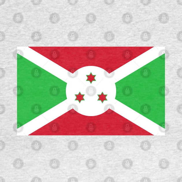 Flag of Burundi by COUNTRY FLAGS